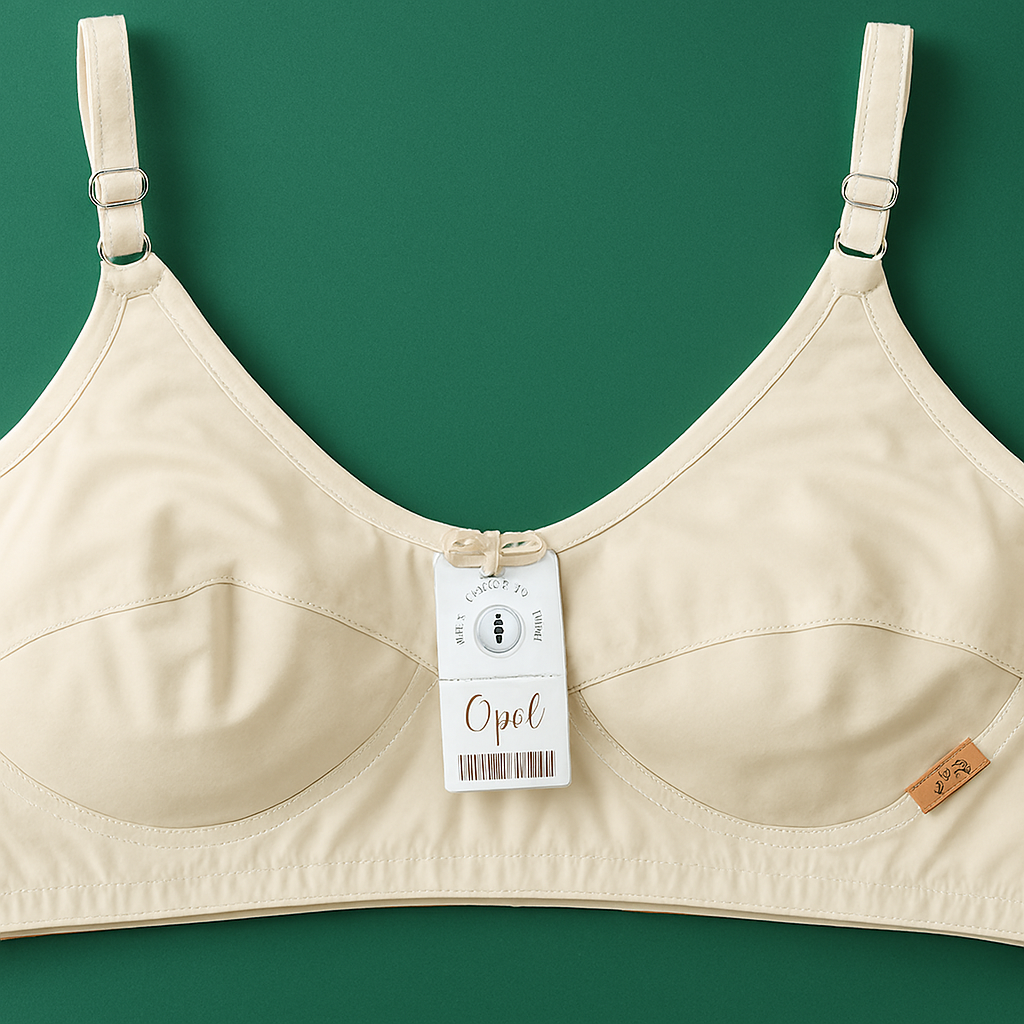 Jersey Soft Fabric Non-Padded Bra for Women – Plain Comfortable & Lightweight Everyday Wear Lingerie in Beige