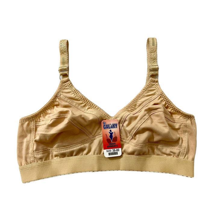 Plain Non-Padded Cotton Bra – Lightweight & Comfortable Everyday Wear