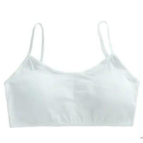 Teen Girls Soft And Comfortable Padded Cotton Sports Bra - Apparel Accessory Designed For Daily Comfort And Support Maintenance Routine (Free Size)