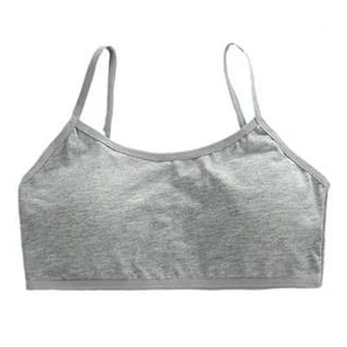 Teen Girls Soft And Comfortable Padded Cotton Sports Bra - Apparel Accessory Designed For Daily Comfort And Support Maintenance Routine (Free Size)