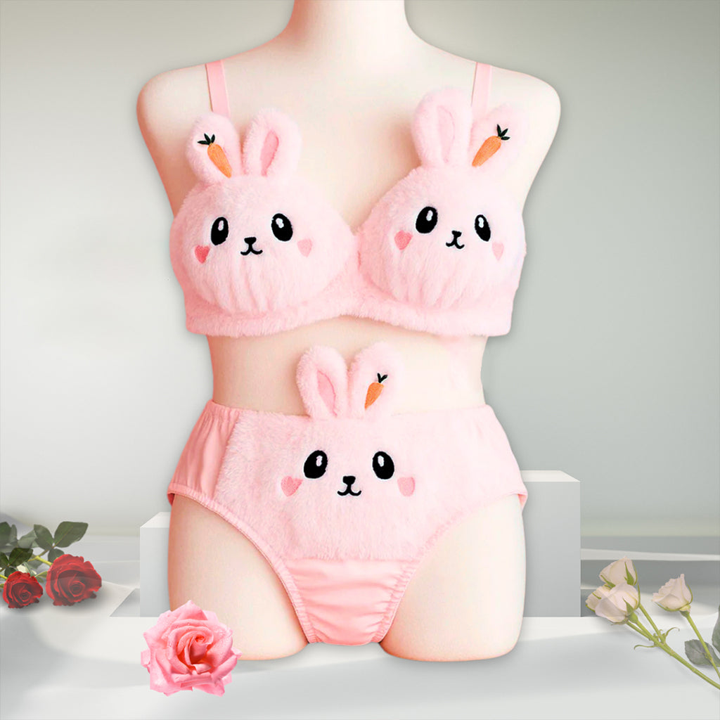 Double Padded Bra & Panty Set for Women