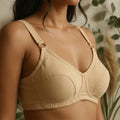 Cotton Plain Non-Padded Bra – Lightweight, Comfortable Everyday Wear