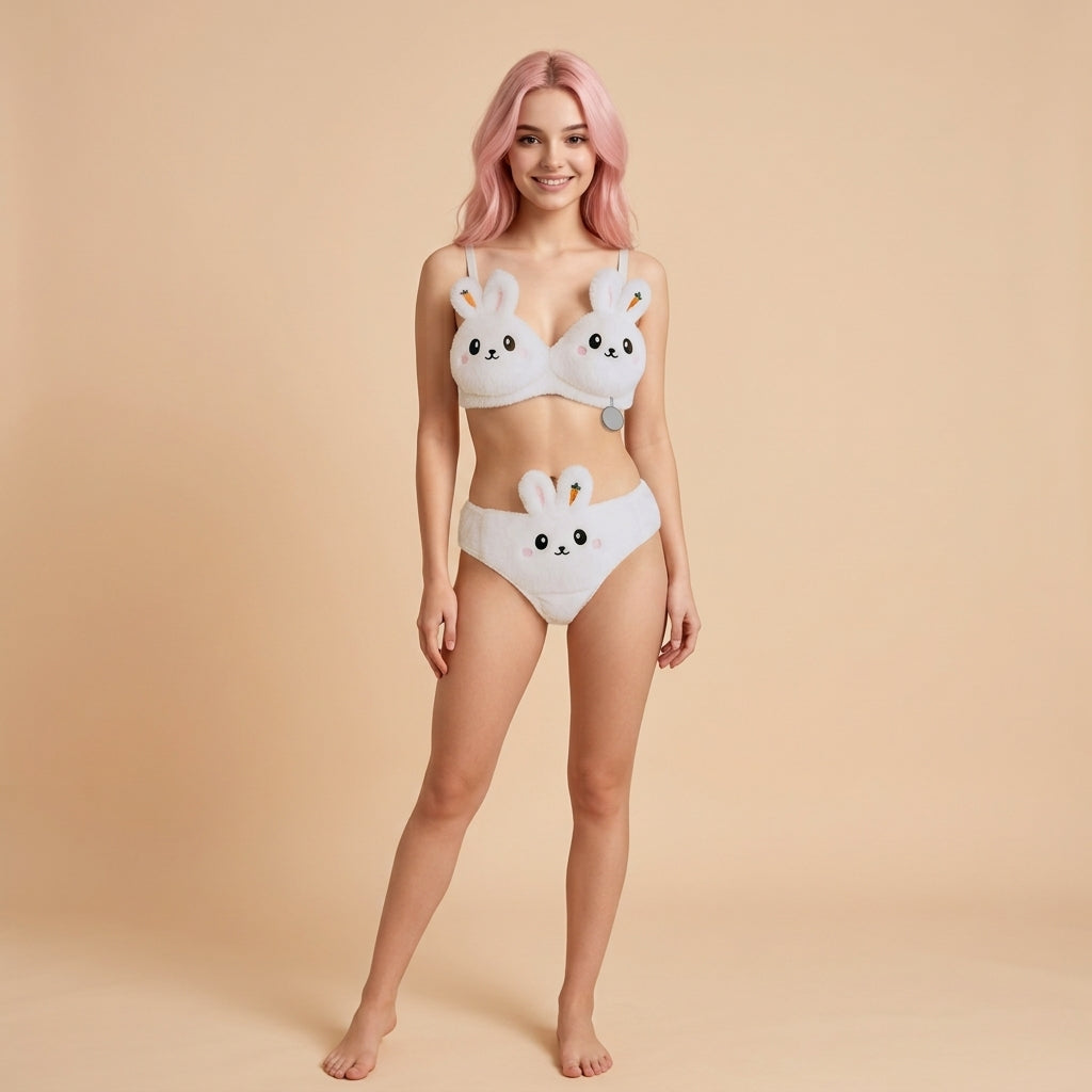 Double Padded Bra & Panty Set for Women
