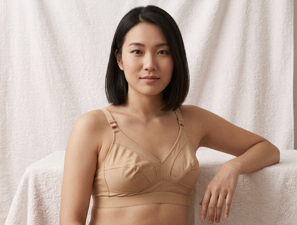 Plain Non-Padded Cotton Bra – Lightweight & Comfortable Everyday Wear