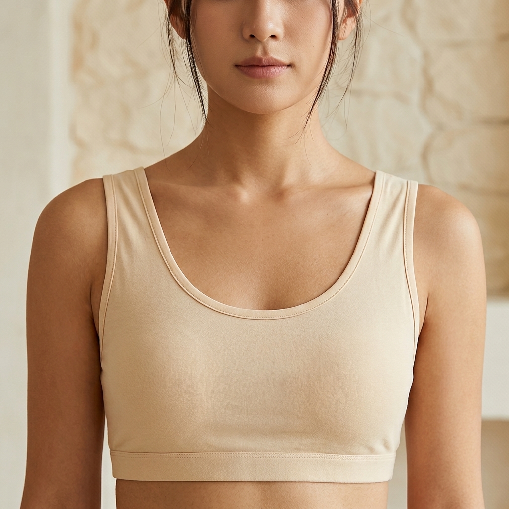 Ladies Air Bra – Soft Jersey Fabric, Plain Non-Padded Design, Comfortable & Lightweight Everyday Wear Lingerie ( Stretchable Size )